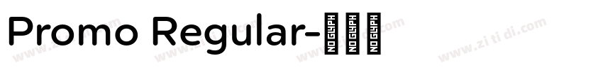 Promo Regular字体转换
